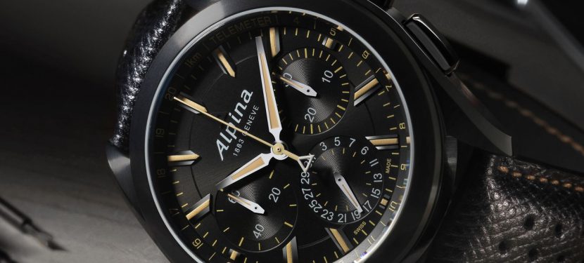 Alpina Full Black Alpiner 4 Manufacture Flyback Chronograph