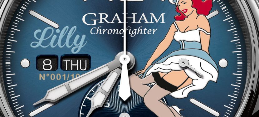 Pin-up lányok  – Graham Chronofighter Vintage Nose Art