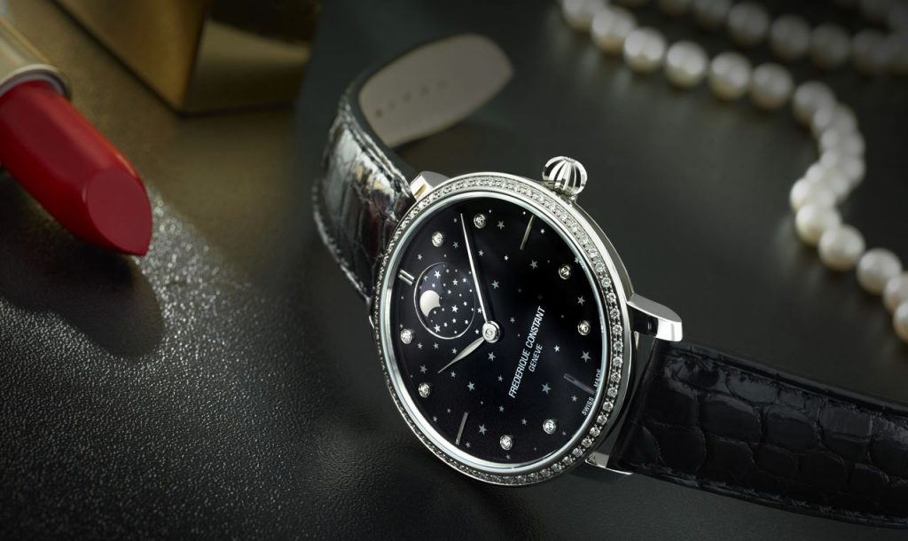 Frédérique Constant Slimline Moonphase Stars Manufacture - ideje volt már kifinomult darabokat készíteni hölgyeknek is