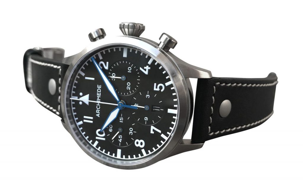 Archimede Pilot Chronograph Tricompax