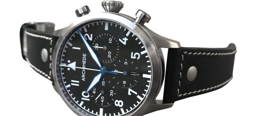 Archimede Pilot Chronograph Tricompax