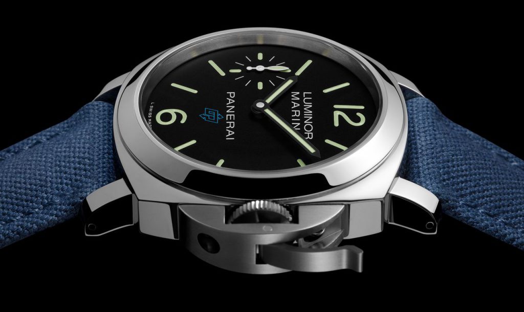 Officine Panerai Luminor Marina Logo 3 Days Acciaio - tipikus Luminor megjelenés, kicsit színesebben