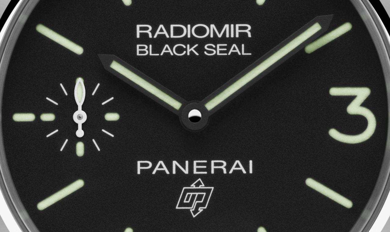 Officine Panerai Radiomir Black Seal Logo 3 Days Acciaio PAM00754