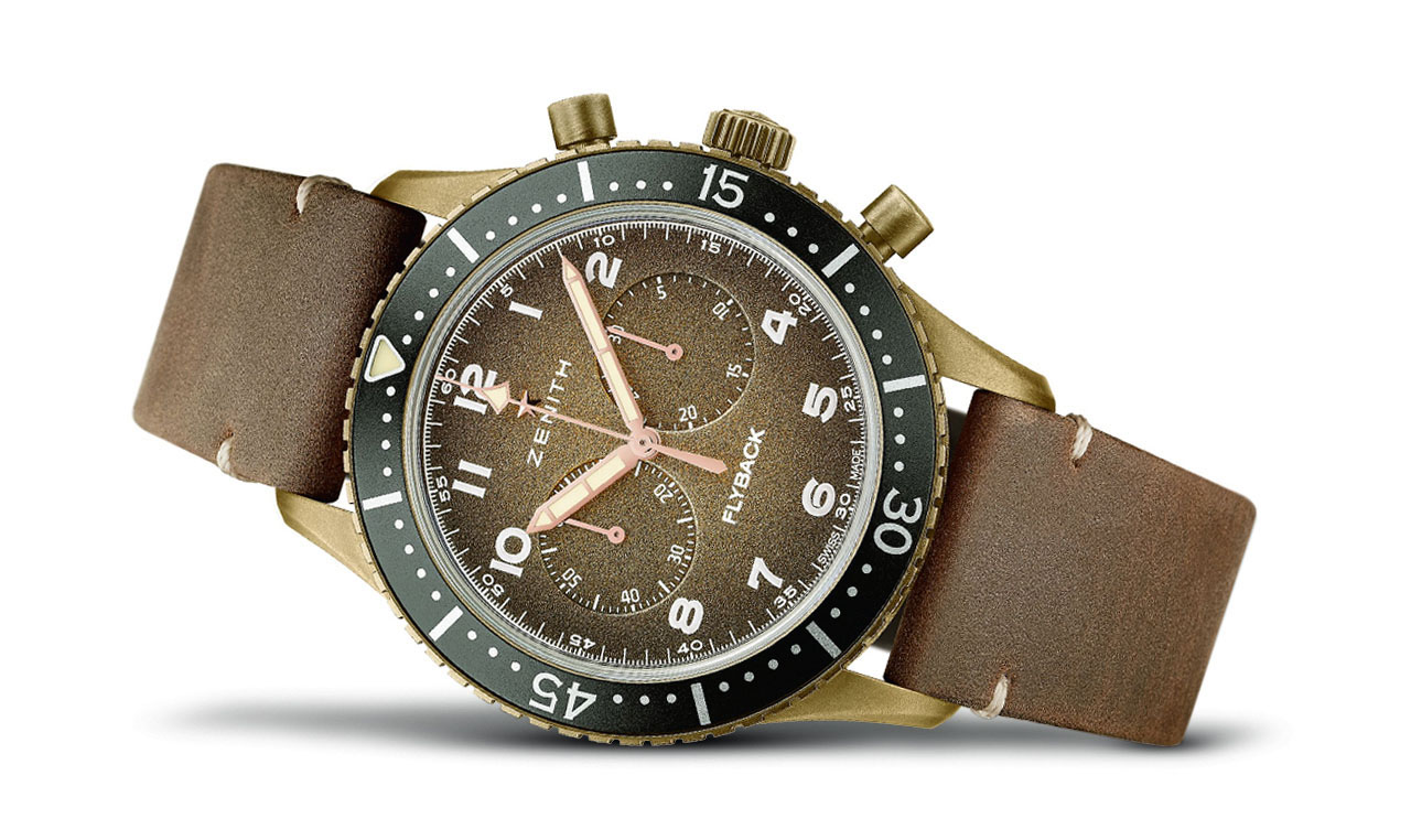 Zenith Pilot Cronometro Tipo Cp-2 Flyback