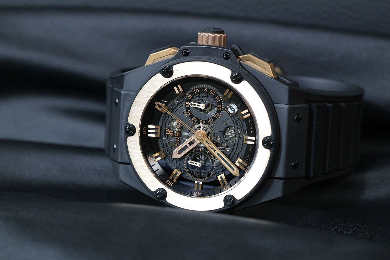 Hublot King Power Unico Ceramic King Gold. Referencia száma: 701.CO.0180.RX Fotó: @RetekG