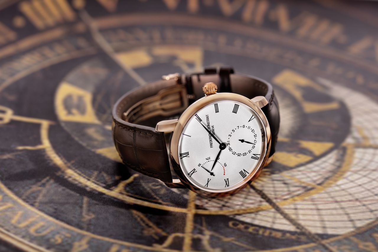 Frédérique Constant Slimline Power Reserve Manufacture - íme egy klasszikus megjelenésű svájci karóra, a márka erőssége.