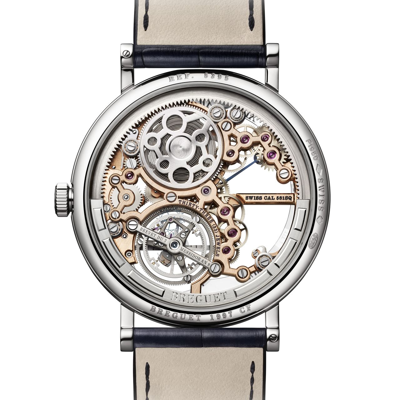 Breguet Classique Tourbillon Exptra-Plat Squelette 5395 - nincs rotor, de mégis van