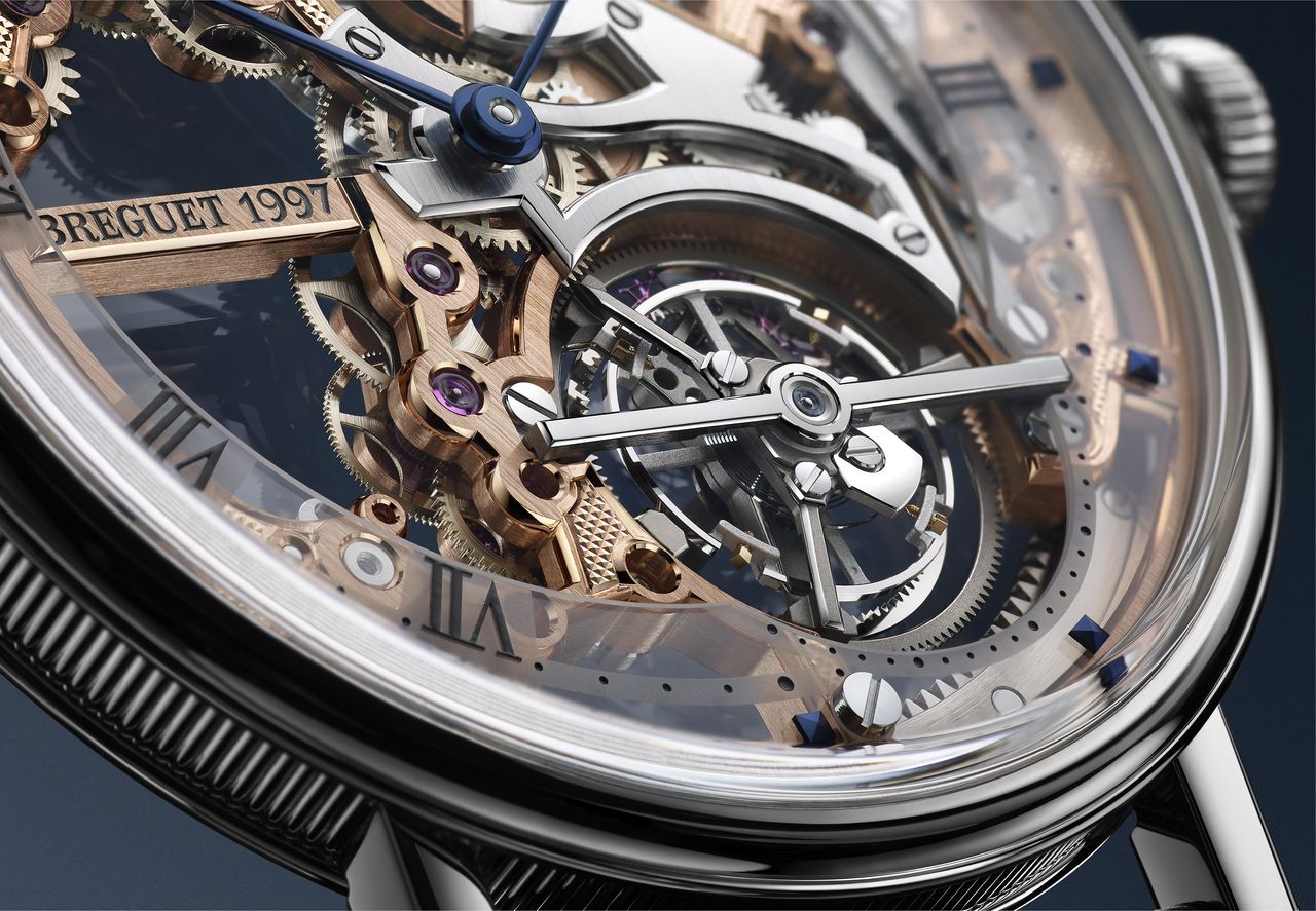 Breguet Classique Tourbillon Exptra-Plat Squelette 5395 - a tourbillon a különlegesség