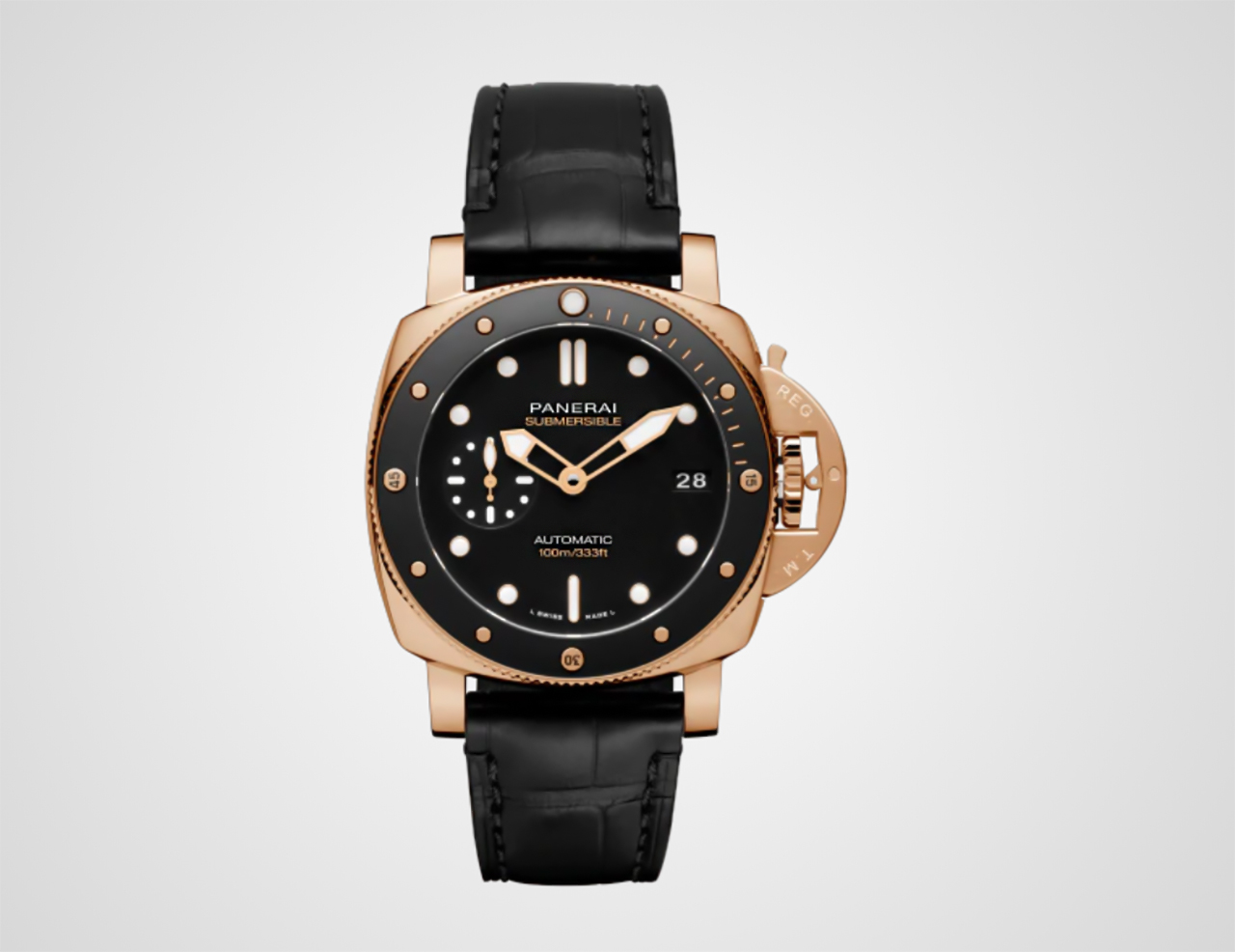 PANERAI SUBMERSIBLE 42MM GOLDTECH Referenciaszám: PAM00947. Fotó: Panerai