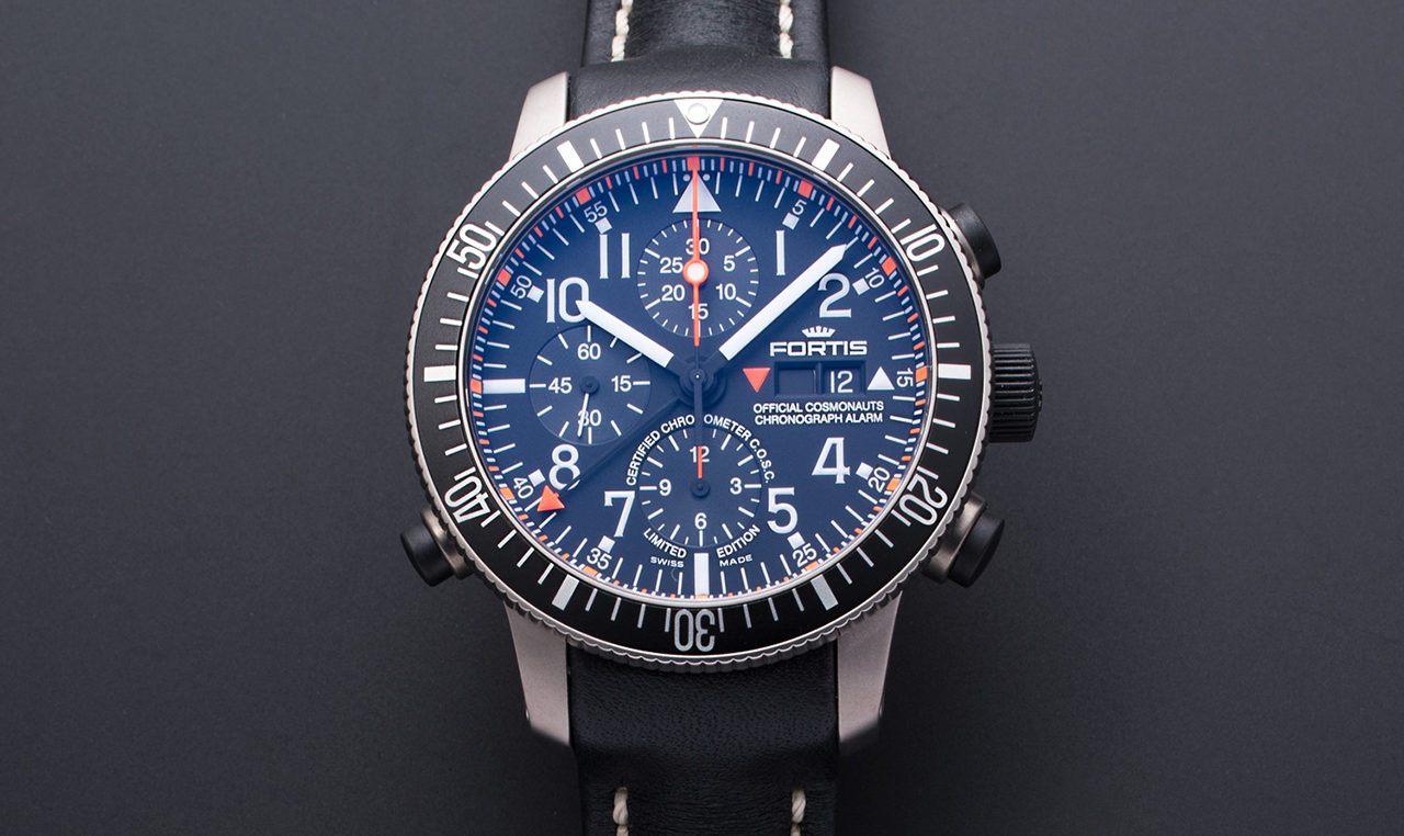 FORTIS B-42 Official Cosmonauts Chronograph Titanium Alarm D