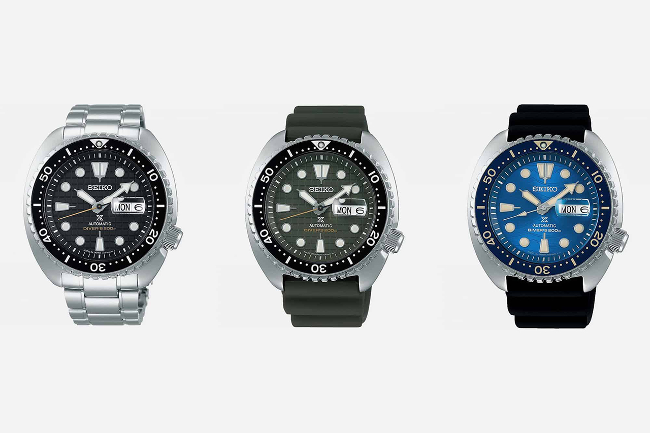 Seiko Prospex Automatic Diver "King Turtle" SRPE03, SRPE05, SRPE07. Kép: Seiko 