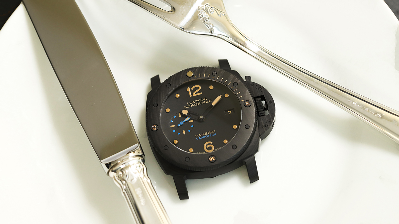 Officine Panerai Luminor Submersible 1950 Carbotech 3 days Automatic – 47mm / Fotó: RetekG