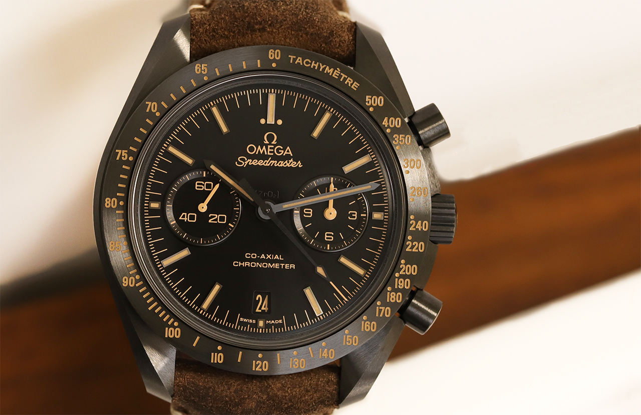 Omega Speedmaster Moonwatch Co-Axial Chronograph 44.25 MM Dark Side of the Moon Vintage Black. Referenciaszám 311.92.44.51.01.006 Fotó: @RetekG