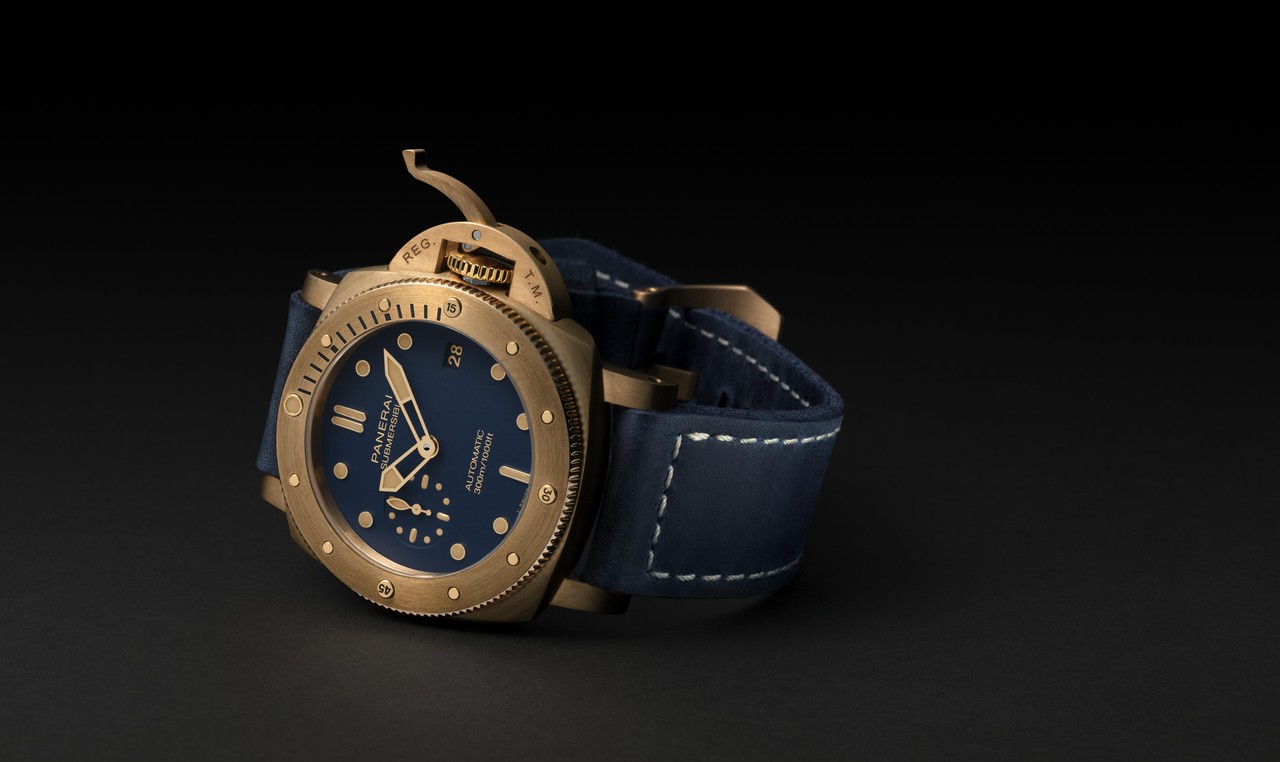 Officie Panerai Submersible Bronzo Blu Abisso