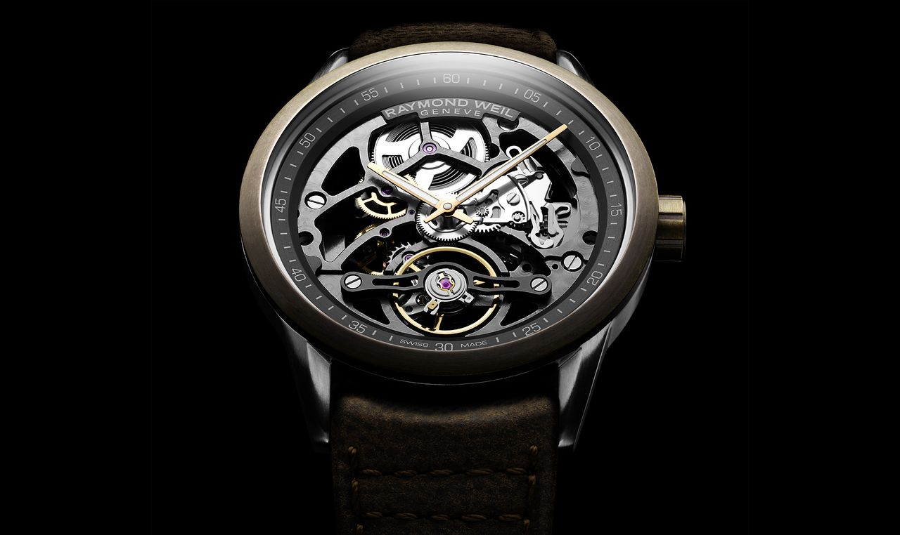 Raymond Weil Bronze Freelancer Skeleton Calibre RW1212