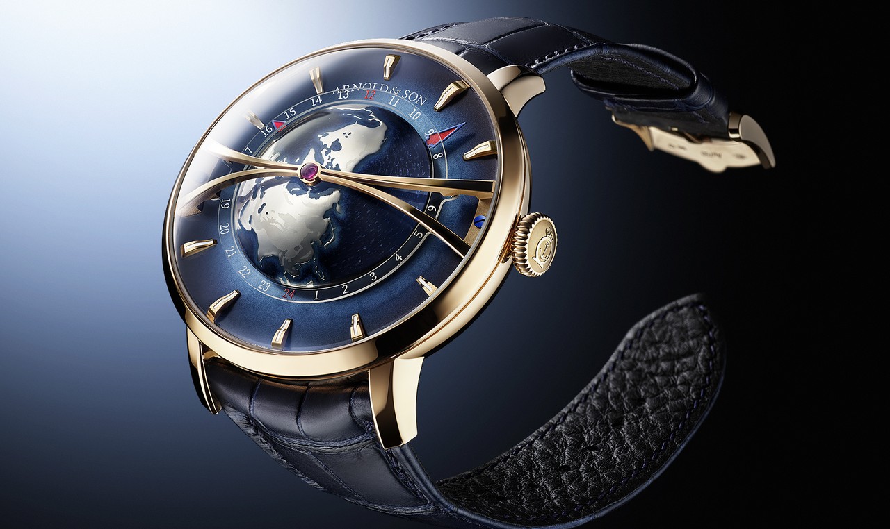 Arnold & Son Globetrotter Gold