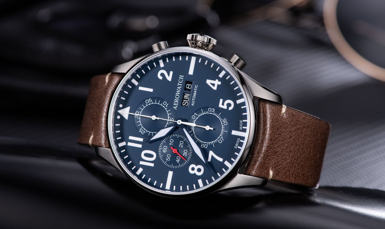 Aerowatch Les Grandes Classiques Chronograph Pilote