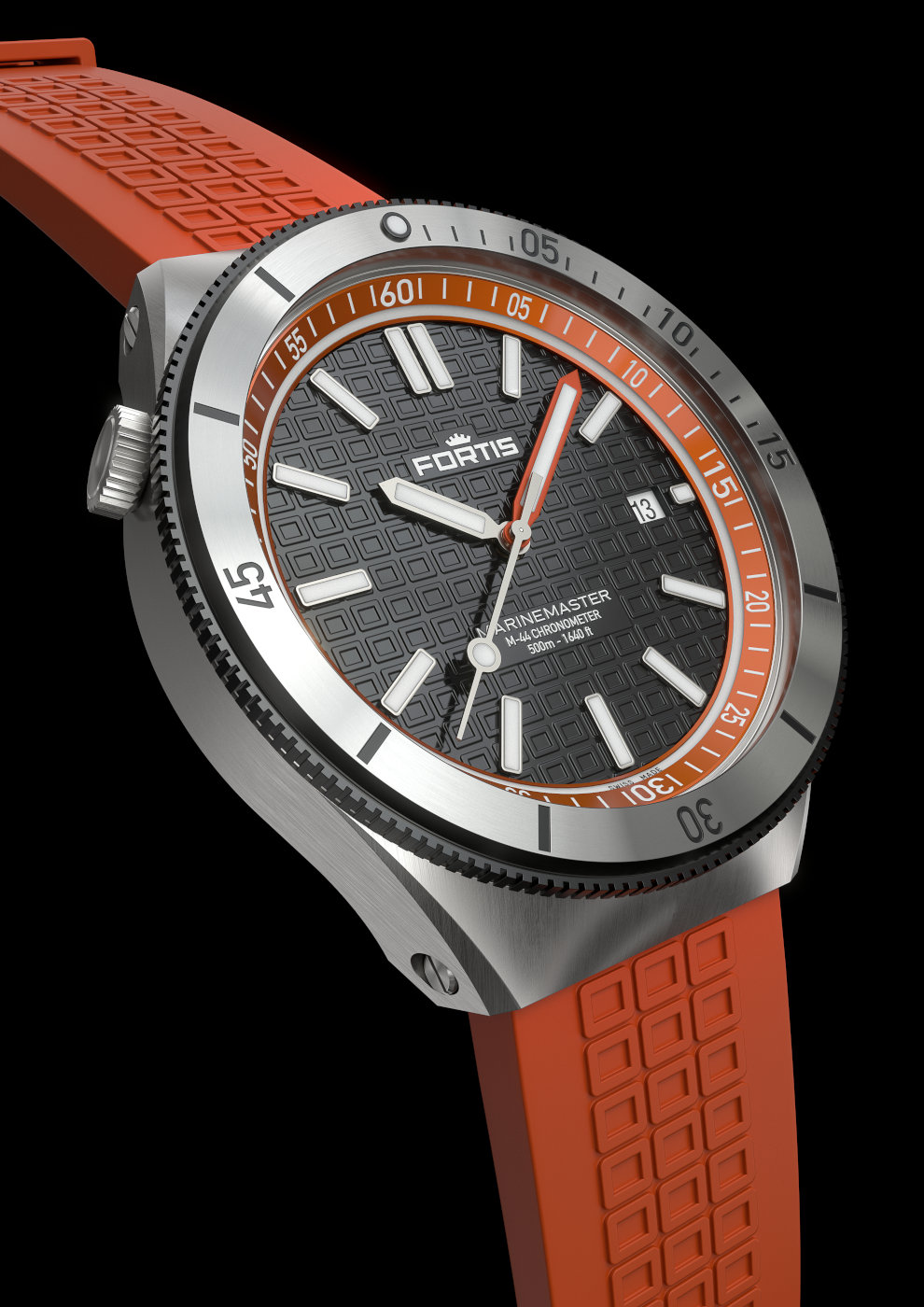 FORTIS MARINEMASTER M-44 AMBER ORANGE. Forrás: FORTIS