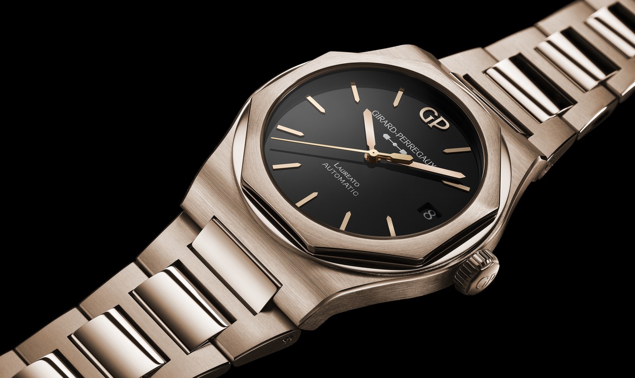 Girard-Perregaux Laureato 42 mm Pink Gold & Onyx