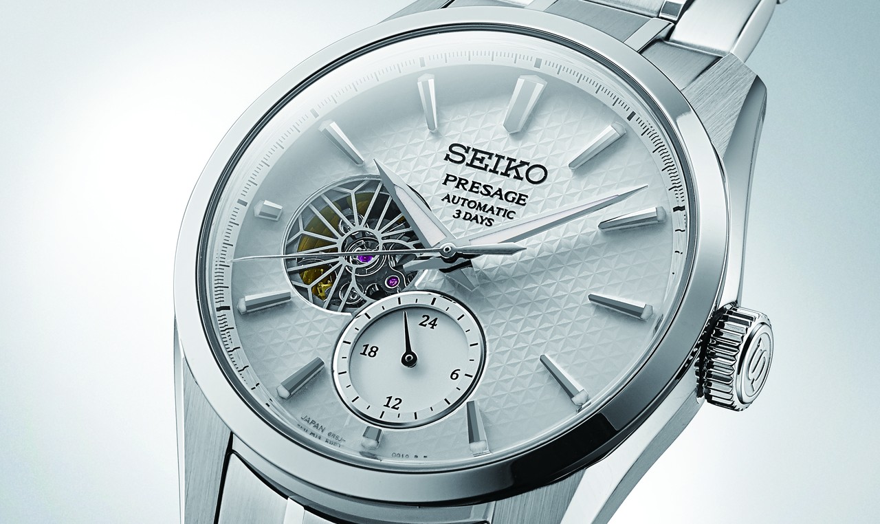 Seiko Presage Sharp Edged Series Open Heart