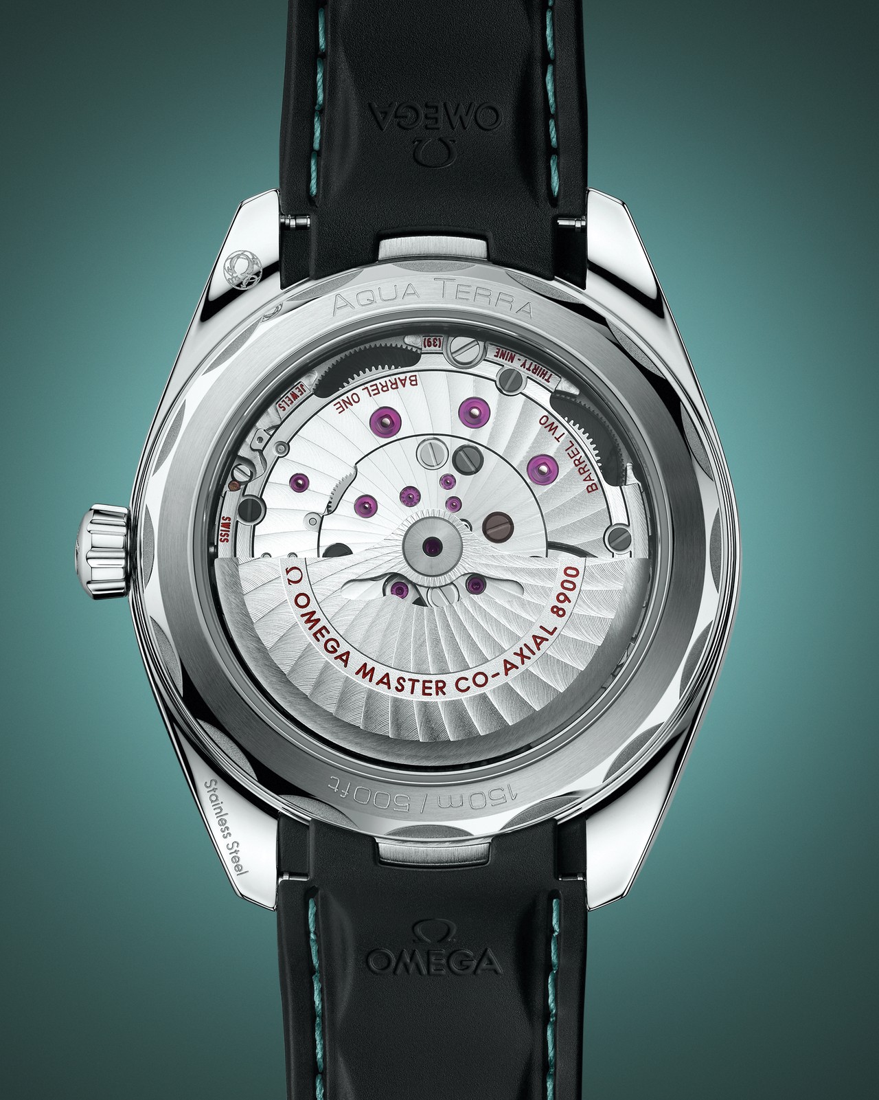 Omega Seamaster Aqua Terra 150M türkiz back