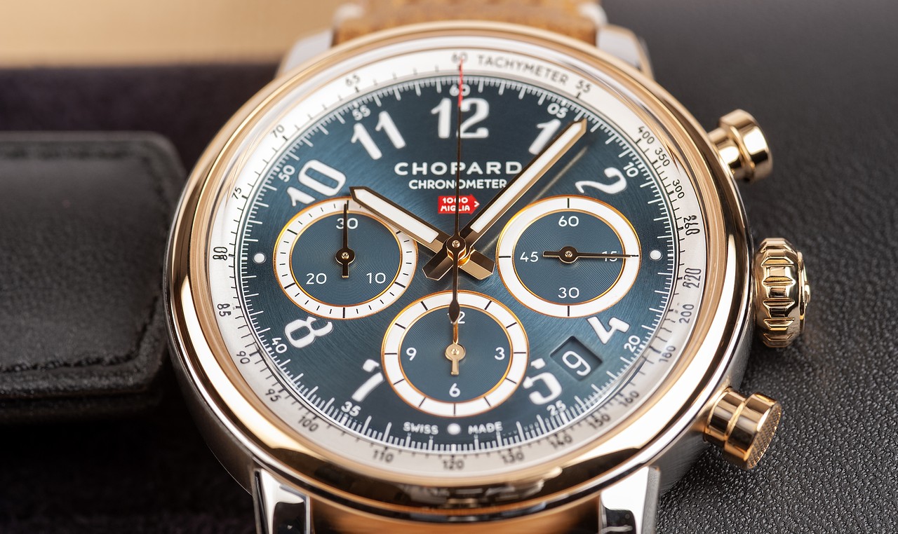 Chopard Mille Miglia Classic Chronograph dial / Fotó: Venicz Áron