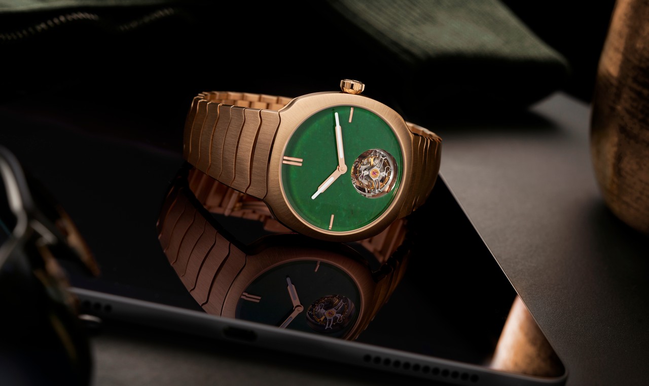 H. Moser & Cie. Streamliner Tourbillon Wyoming Jade