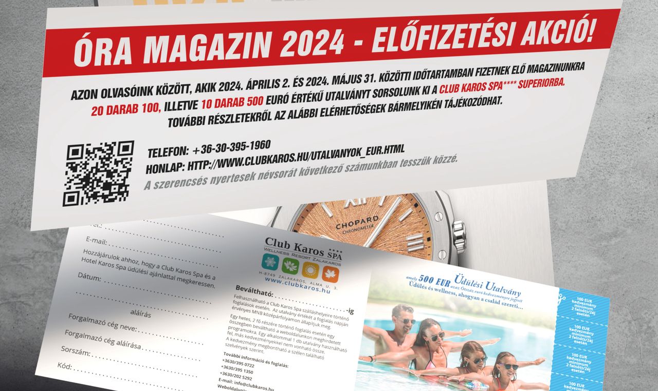 Óra Magazin előfizetési akció