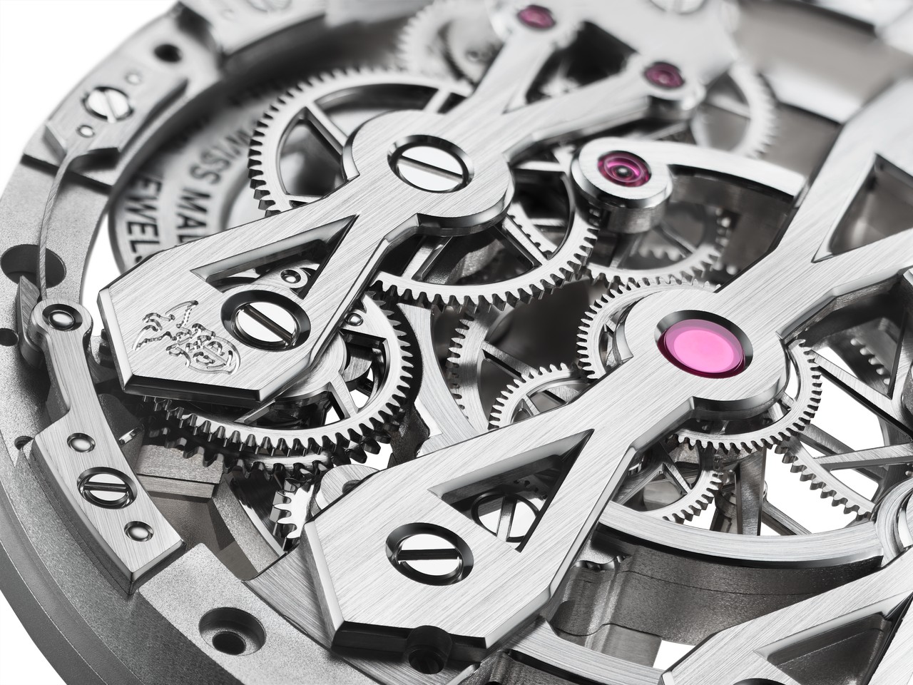 Girard-Perregaux Laureato Three Gold Bridges movement