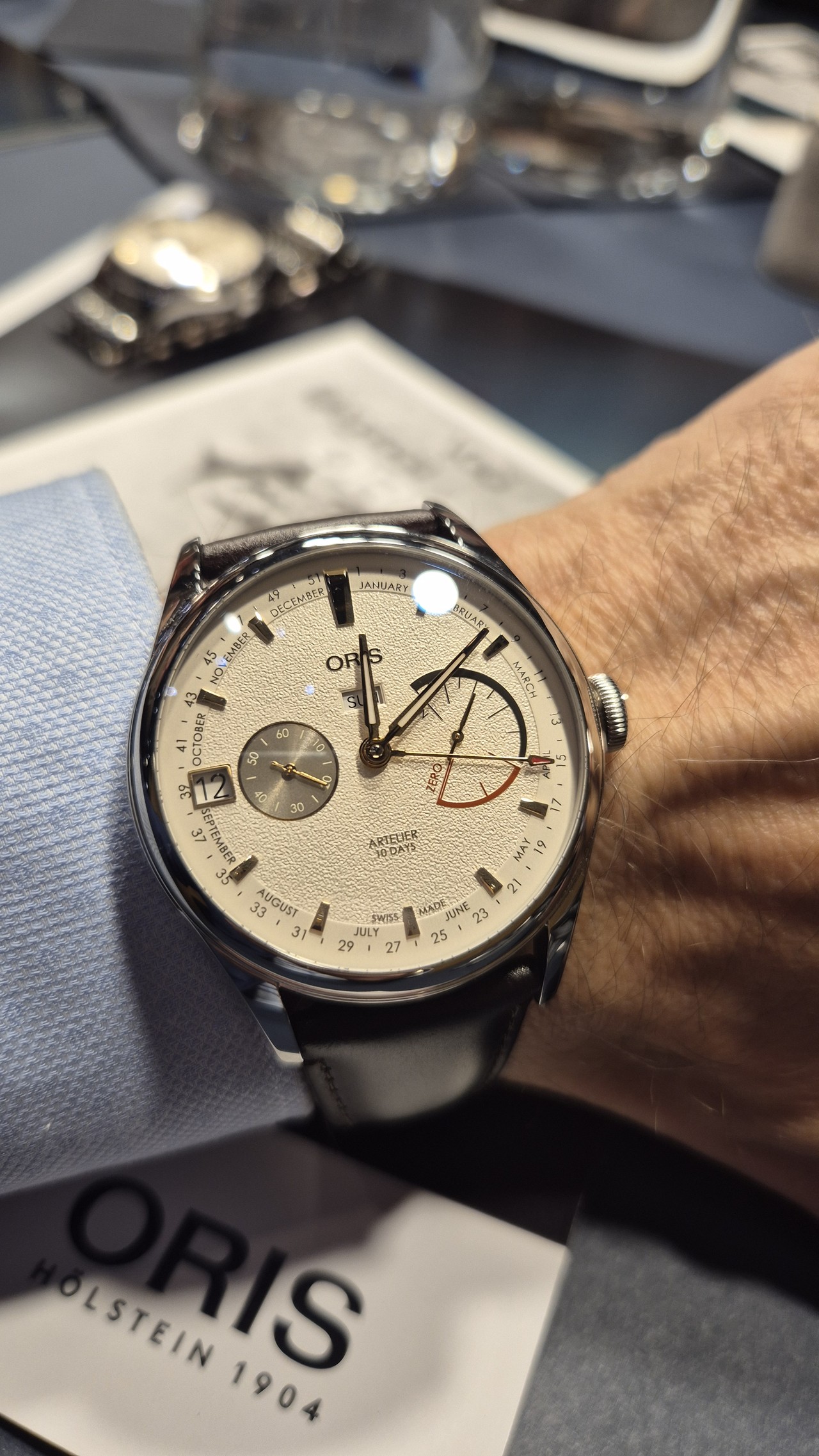 Oris Artelier Calibre 113 wirst shot