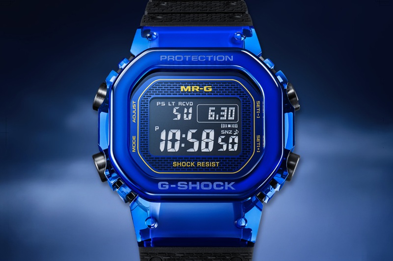 CASIO MRG-D5000 G-SHOCK Blue Sapphire. Fotó: CASIO